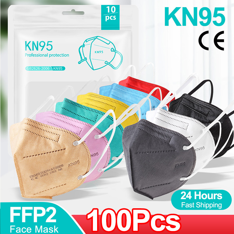 Disposable Surgical Mask - 10-100 pièces mascarillas FFP2 masque facial