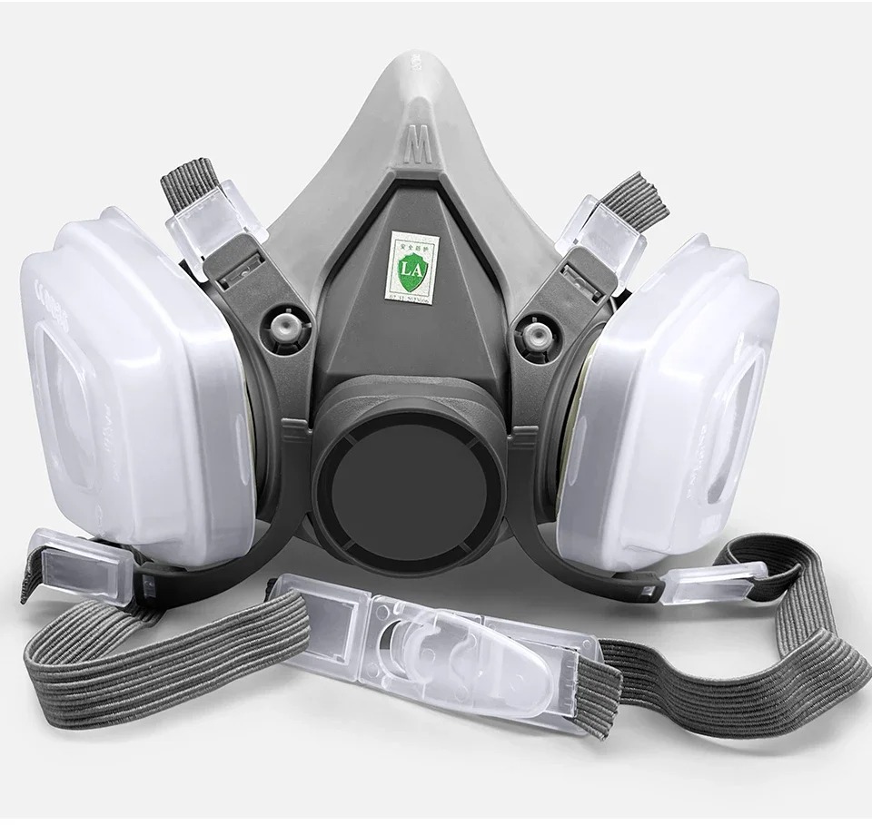 Dust Mask Construction - Masque anti-poussière demi-visage avec adaptateur 503/603,