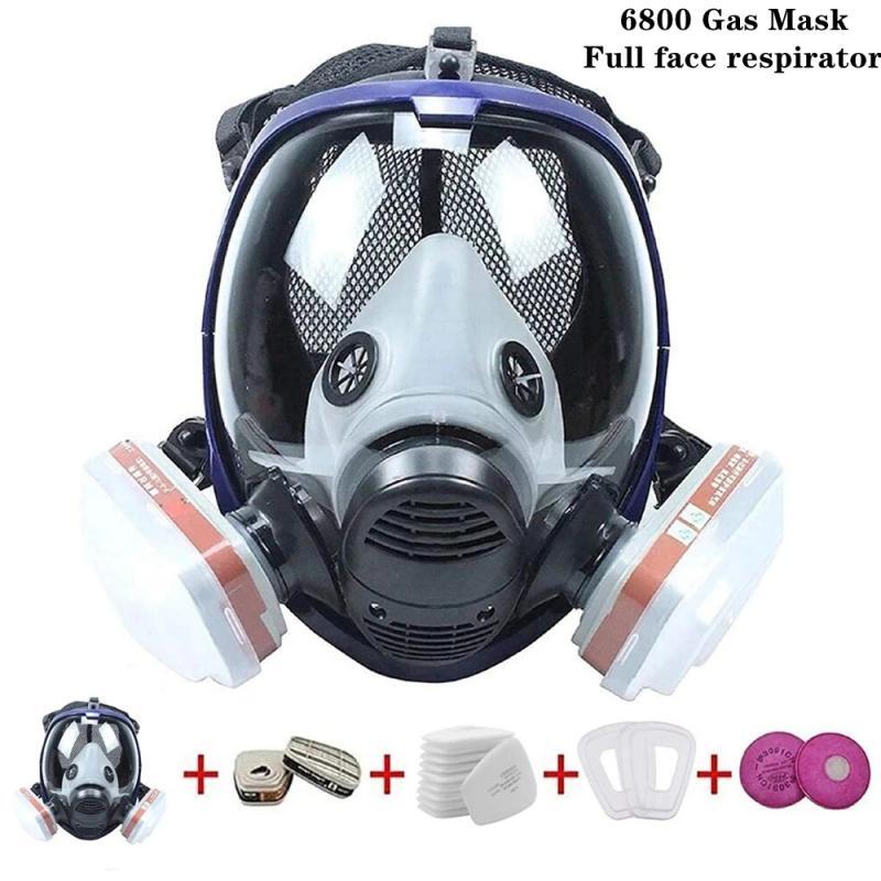 Dust Mask Construction - Masque à gaz chimique 6800, respirateur